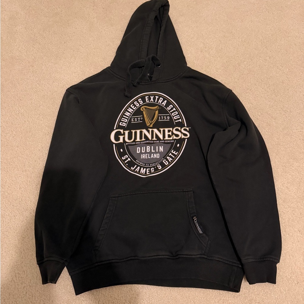 Guinness Black Logo Hoodie